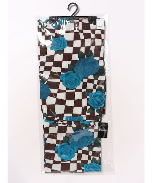 【jouetieオリジナル】ローズチェッカーセパレート浴衣