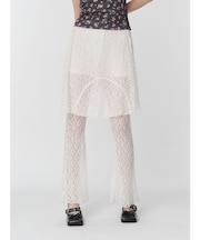 ラップレイヤードレースパンツ