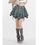 アシメヘムデニムミニスカート【セットアップ対応】