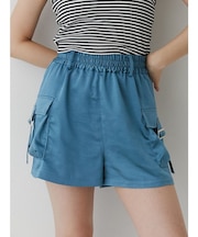 サテンキックパンツ