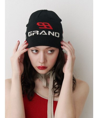 レーシングジャガードビーニー