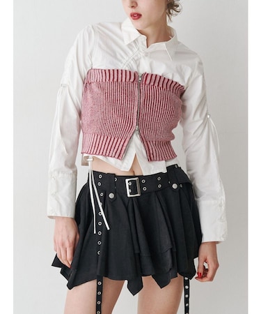 ストールセットマルチWAYニットビスチェ