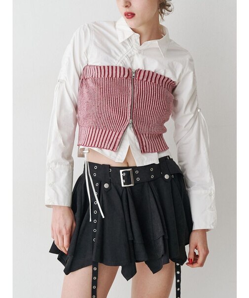 ストールセットマルチWAYニットビスチェ