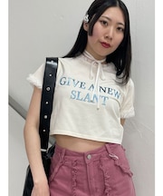 メタルロゴレースフィットTシャツ