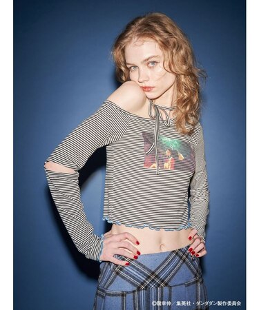 【TVアニメ『ダンダダン』・jouetie】フィットオフショルトップス