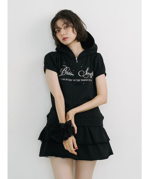ロゴフリルミニワンピース｜ジュエティの通販｜&mall（アンド