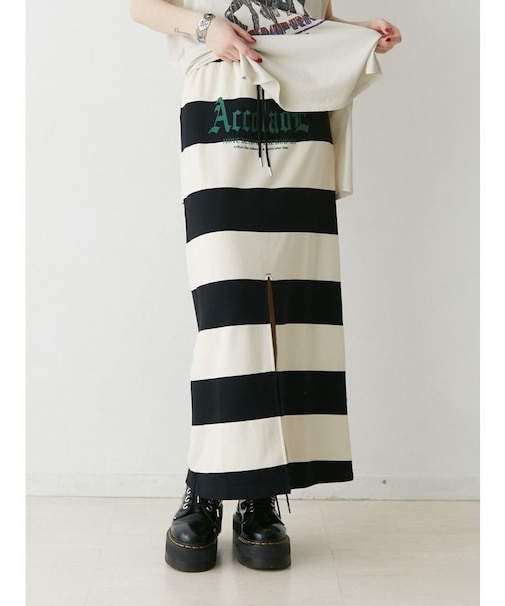スウェットロングスカート