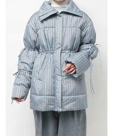 ウエストマークミドルパッファーコート