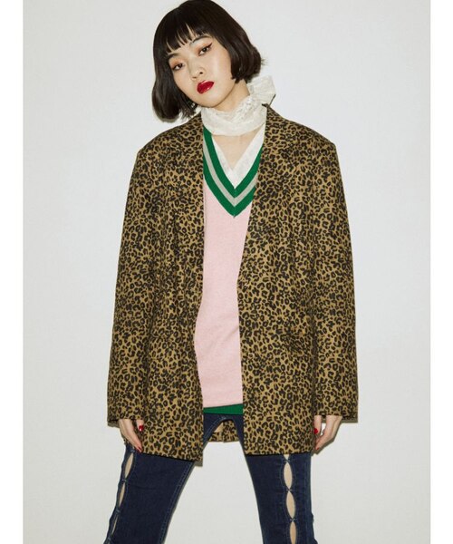 パターンオーバージャケット｜ジュエティの通販｜&mall（アンド