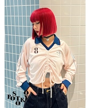 【Something ×PosTokyo】Front gather Sporty Tops