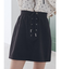 レースアップボックスミニスカート