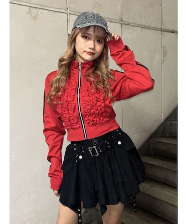 フリルトラックジャケット