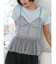 チュールドッキングTシャツ