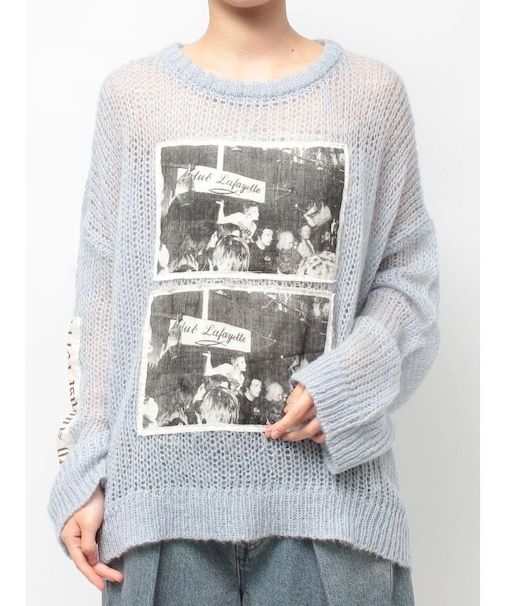 【KevinCummins×jouetie】フォトローゲージニット