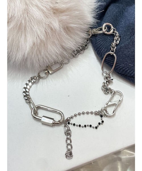 カラビナチェーンネックレス｜ジュエティの通販｜&mall（アンド