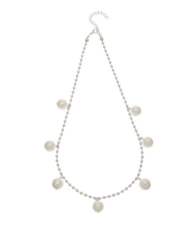 パールコンビチェーンネックレス