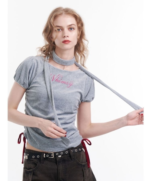 ベロアチョーカートップス｜ジュエティの通販｜&mall（アンドモール