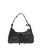 レースアップリボンハンドバッグ