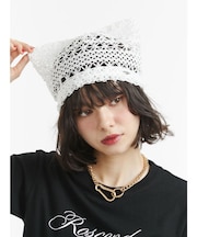 キャットイヤーネットキャップ