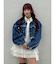 ワイドクロップドフリンジGジャン【セットアップ対応】