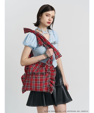 【メロクロコラボ】KUROMIリボントートBAG