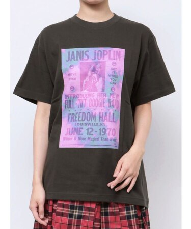 【JANIS】Tie-dye overlay print t-shirts【コラボ】