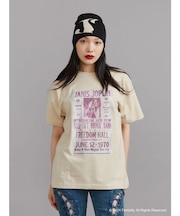 【JANIS】Tie-dye overlay print t-shirts【コラボ】
