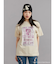 【JANIS】Tie-dye overlay print t-shirts【コラボ】