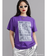 【JANIS】Tie-dye overlay print t-shirts【コラボ】