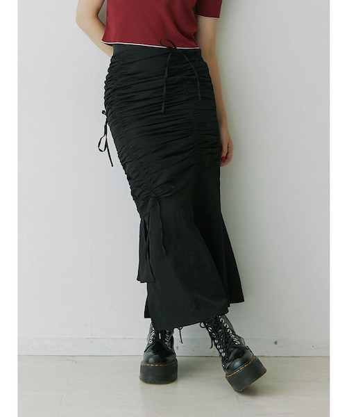 ギャザーマーメイドスカート｜ジュエティの通販｜&mall（アンドモール
