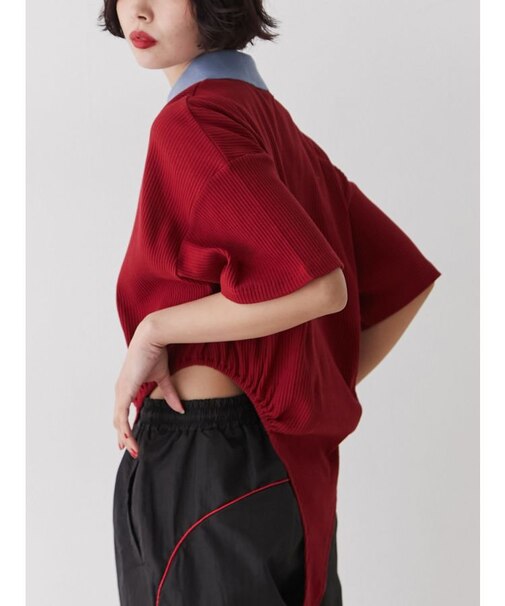 ボディースーツポロトップス