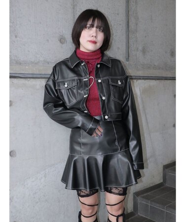 マルチWAYフェイクレザーセットアップ