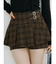 ベルトプリーツミニスカパン