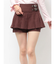 ベルトプリーツミニスカパン