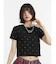 ラインストーンロゴTシャツ