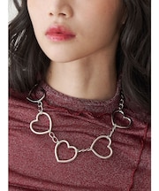 ビッグハートモチーフネックレス