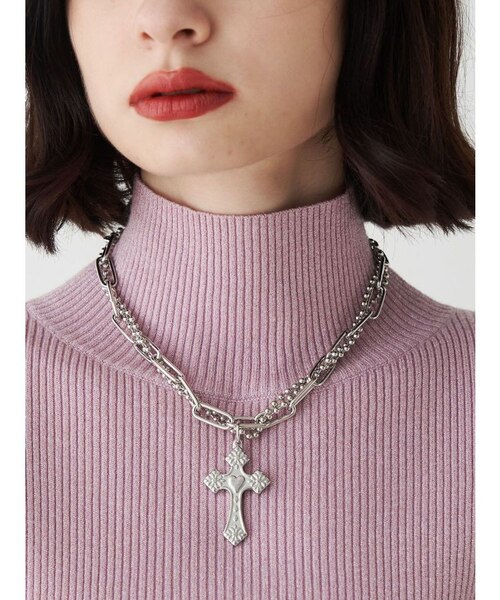 クロスレイヤードネックレス｜ジュエティの通販｜&mall（アンド