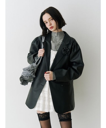 パワショルルーズテーラードジャケット