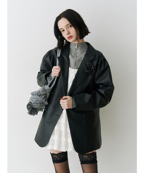 パワショルルーズテーラードジャケット