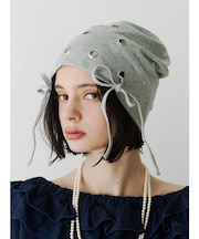 ハトメリボンビーニー