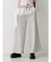 レースドッキングスウェットパンツ【セットアップ対応】