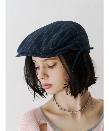 サイドリボンストライプハンチング