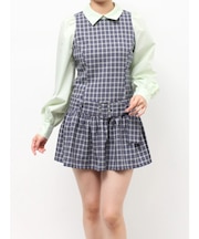 シャツドッキングミニワンピース