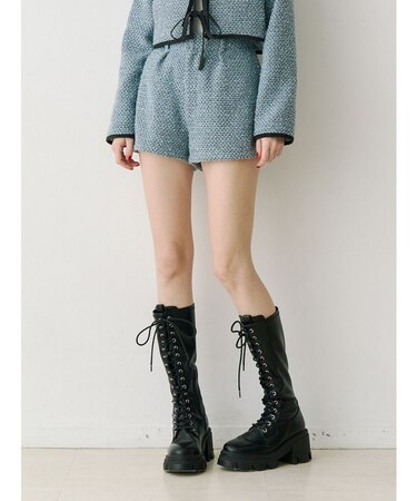 コンパクトツイードショーパン【セットアップ対応】