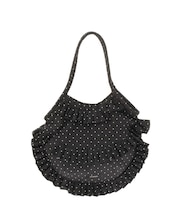 パターンフリルトートバッグ