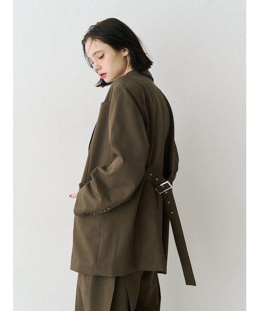 【PosTokyo】テーラードジャケット【セットアップ対応】