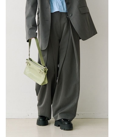 【PosTokyo】ワイドスラックス【セットアップ対応】