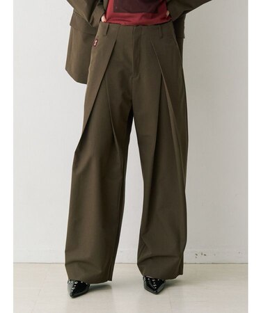 【PosTokyo】ワイドスラックス【セットアップ対応】