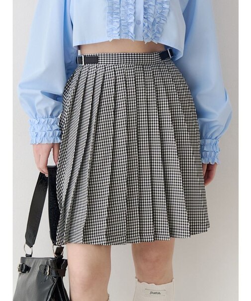 ニーレングスプリーツスカート【セットアップ対応】