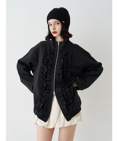 フリルトラックジャケット【セットアップ対応】